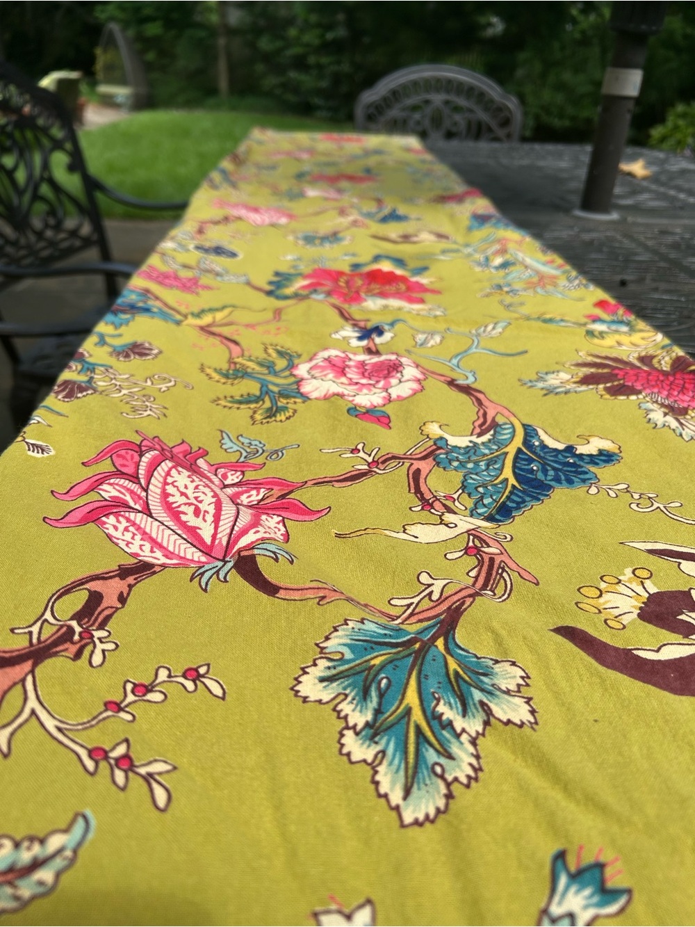 “Tree of Life” World Market Floral Vine Table Runner